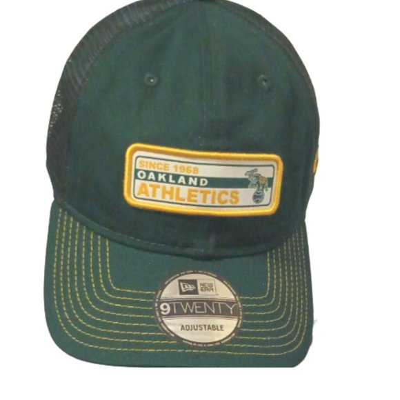 Oakland Athletics Baseball Cap New Era 9Twenty MLB Hat Trucker Snapback - Picture 1 of 3